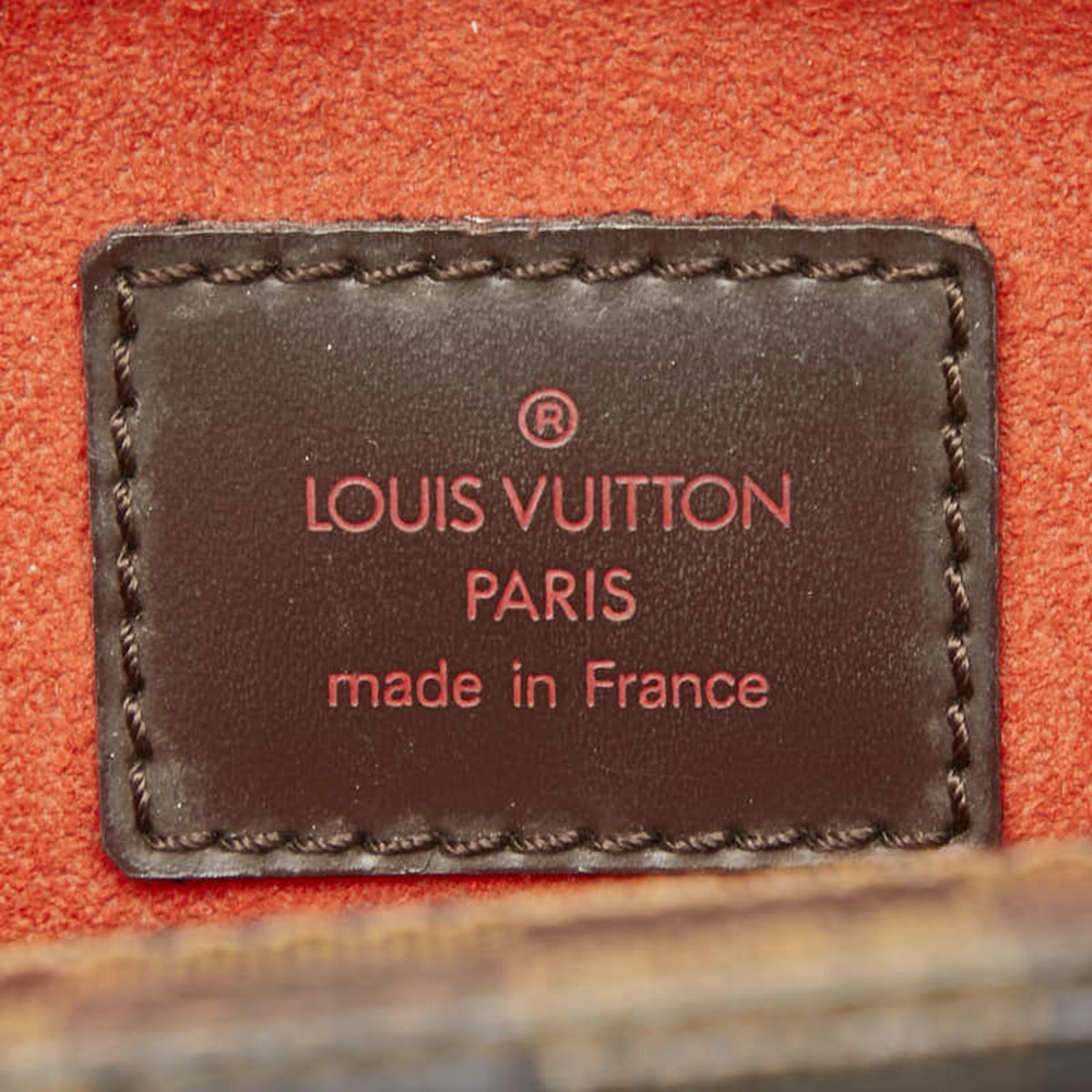 LOUIS VUITTON Brown Damier Leather Tote Bag - Picture 12 of 13